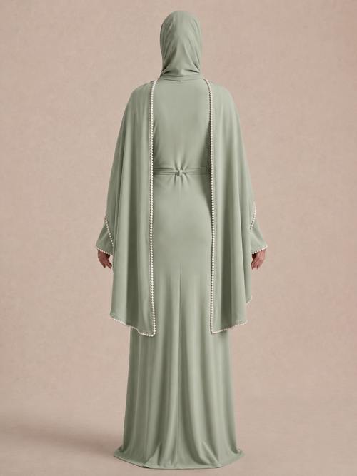 Abaya Light Green
