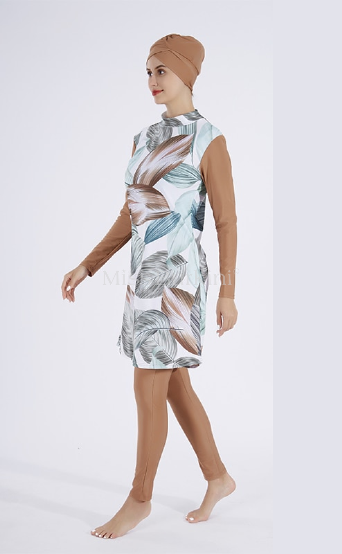 Burkini dames met pareo Aysha – The Kaftan