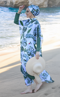 Burkini dames met pareo Brasilia – The Kaftan