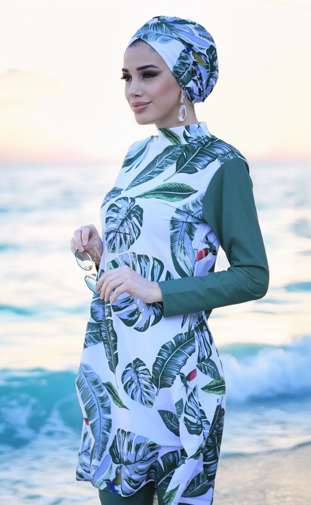 Burkini dames met pareo Brasilia – The Kaftan