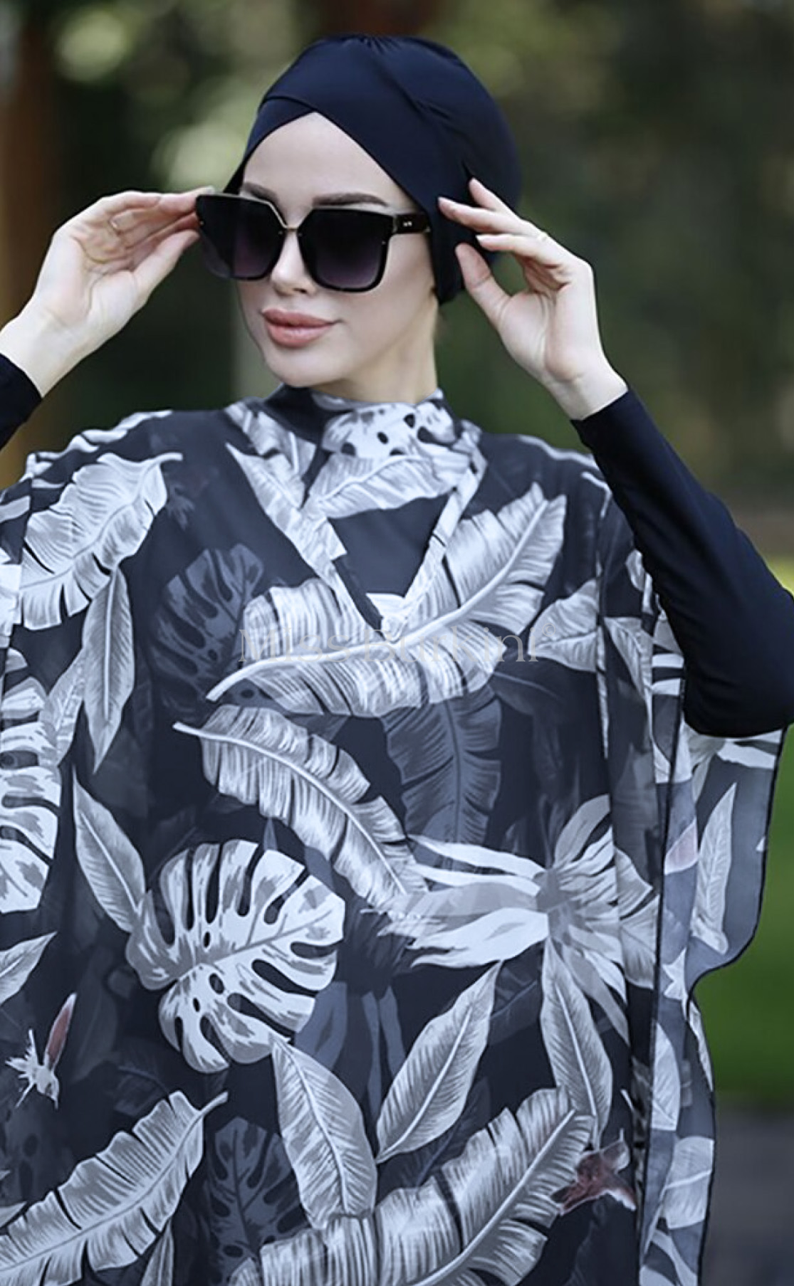 Burkini dames met pareo Folia – The Kaftan