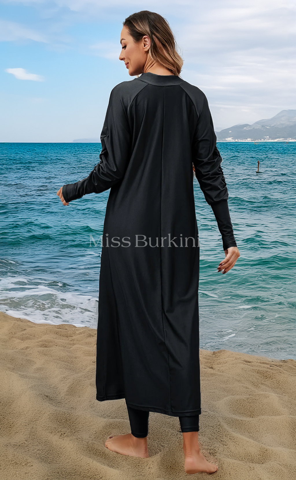 Taniya gesluierde vrouw burkini – The Kaftan
