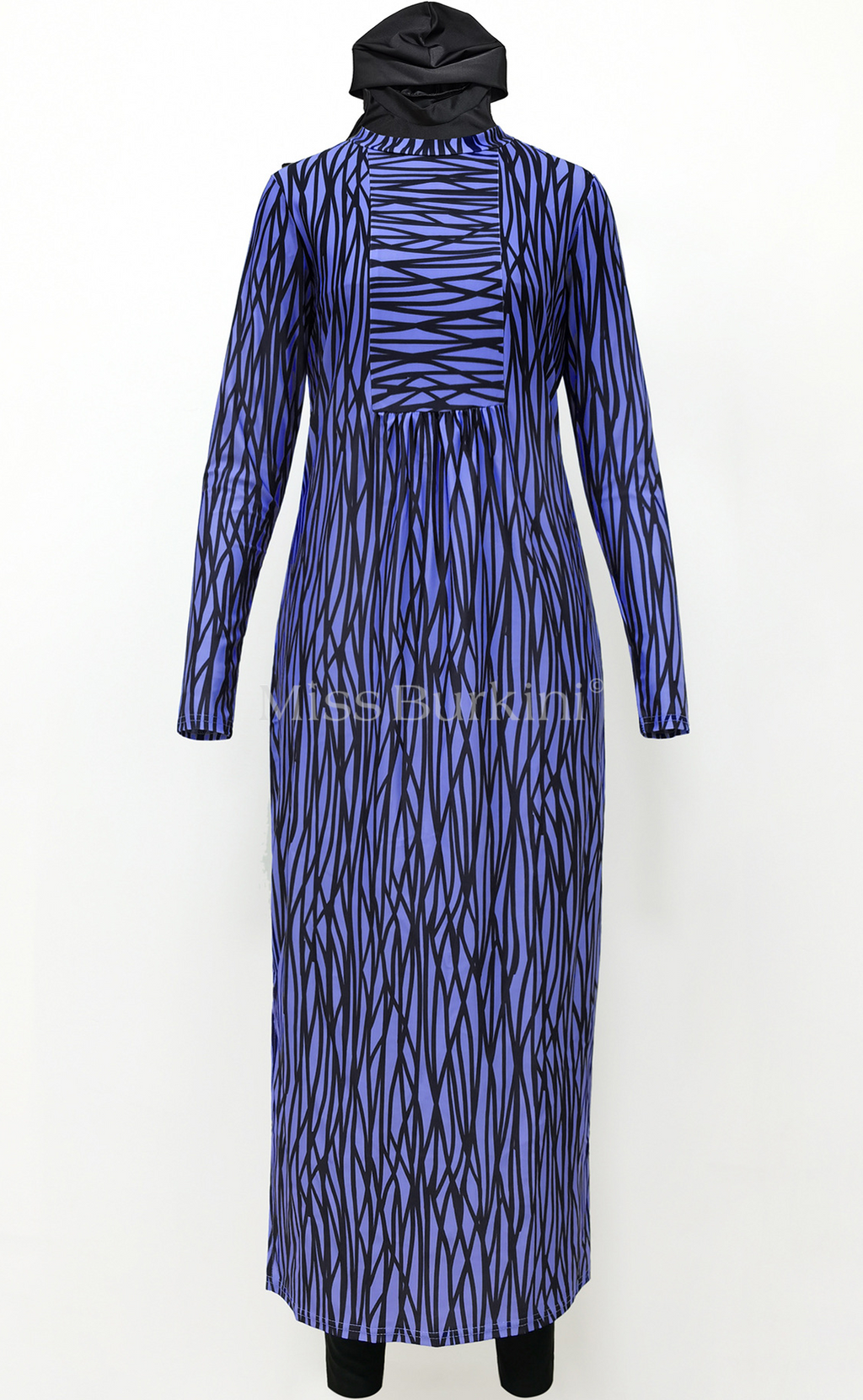 Jasmina blauwe gesluierde vrouw burkini – The Kaftan