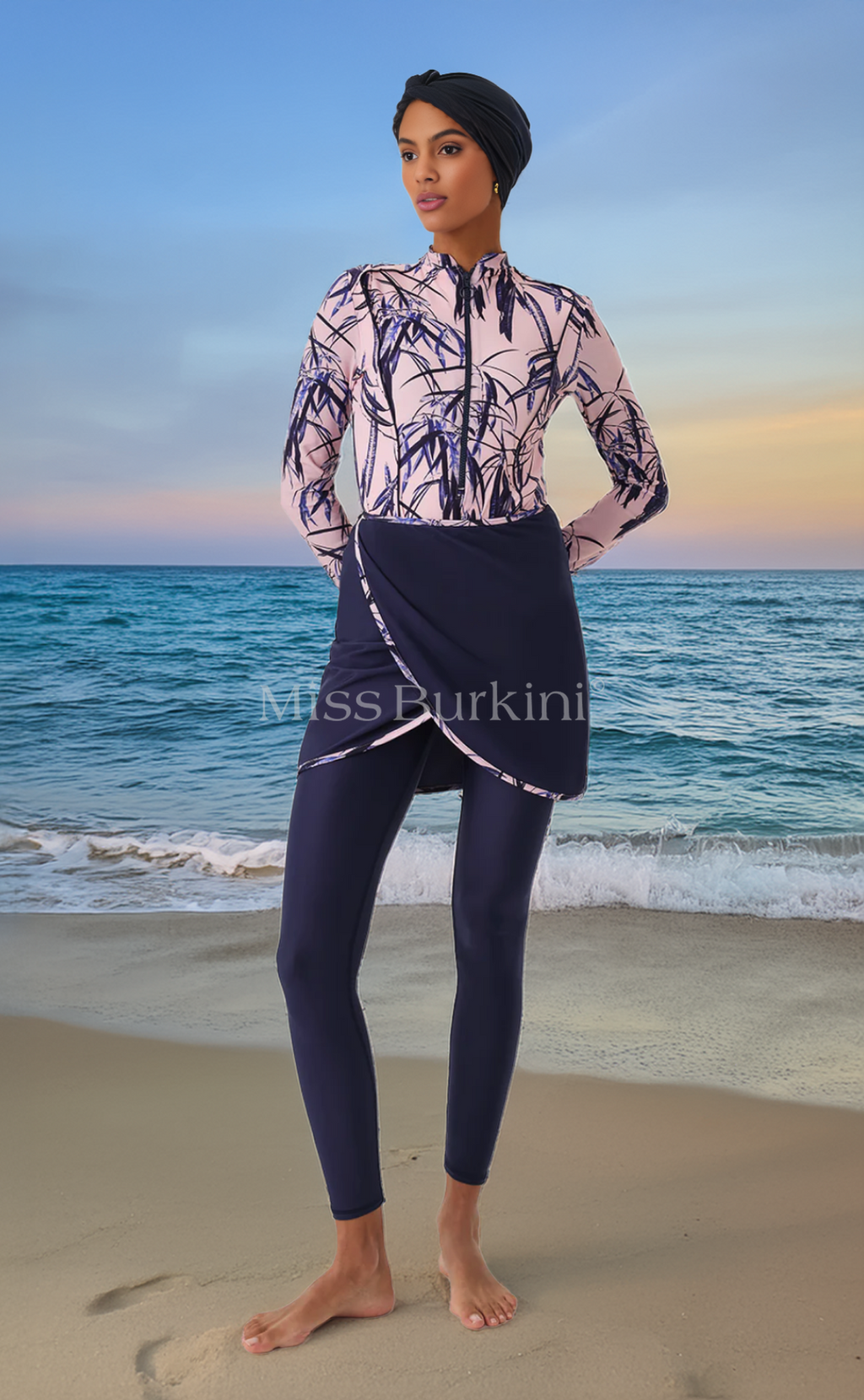 Malaga bamboe lange burkini – The Kaftan