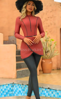 Bronzen Malaga lange burkini – The Kaftan
