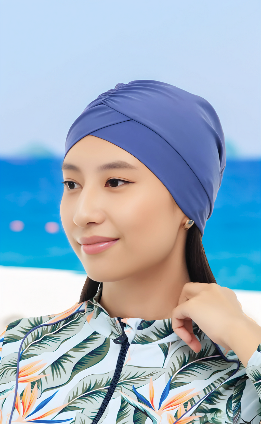 Malaga flora lange burkini – The Kaftan