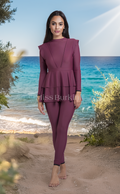 Antalya paarse zwembroek burkini – The Kaftan