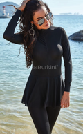 Zwarte Mira badpak burkini – The Kaftan