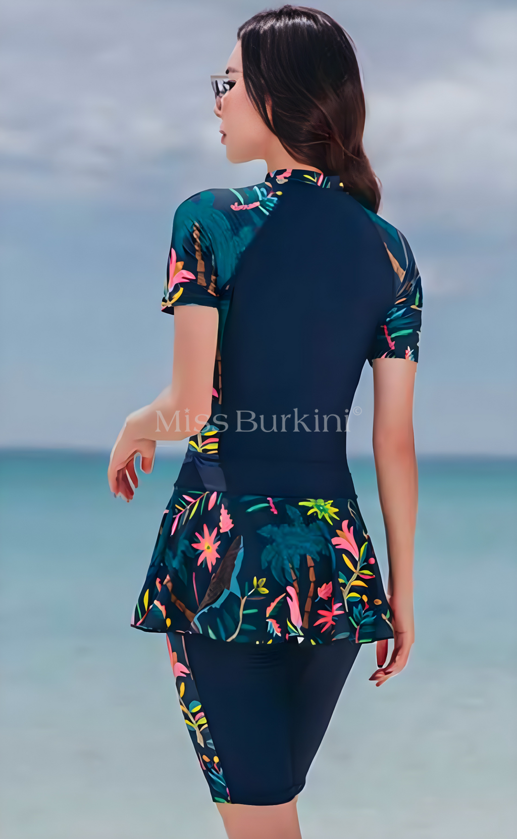 Surfburkini met korte mouwen – The Kaftan