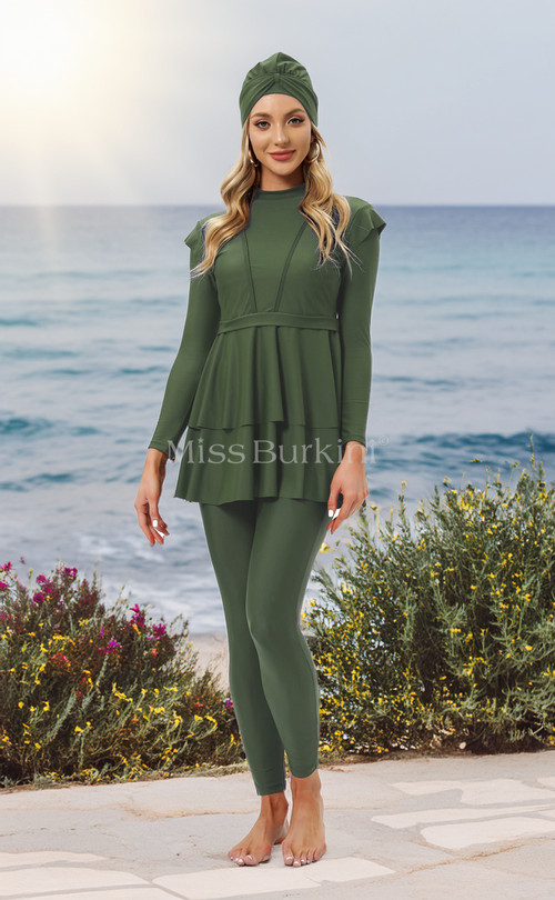 Burkini badpak Antalya Kaki – The Kaftan