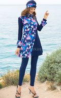 Grafisch burkini-badpak – The Kaftan