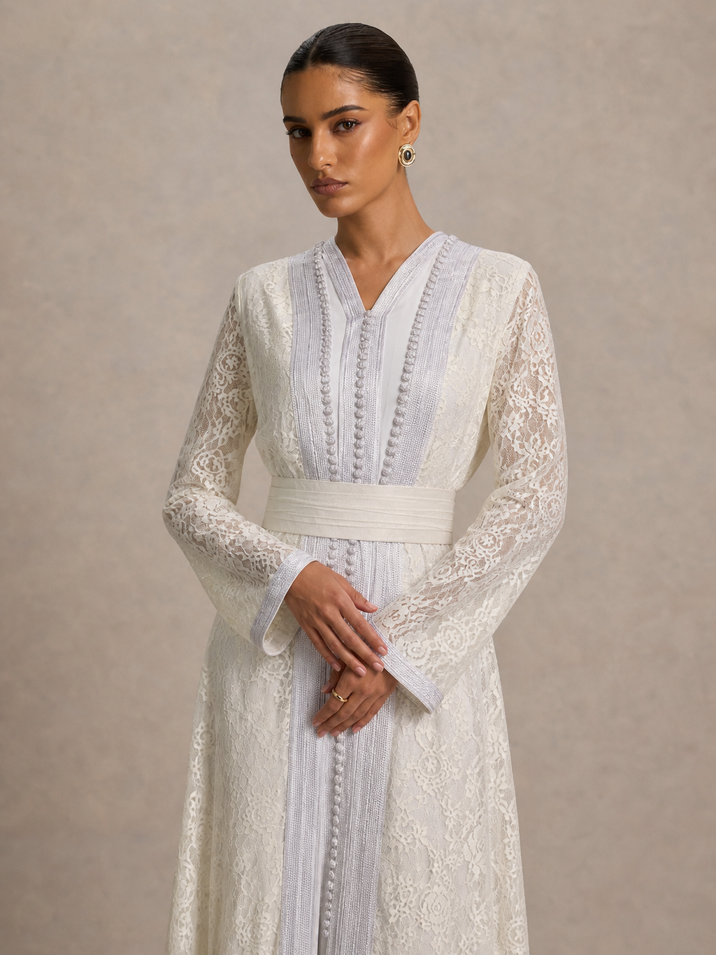 Kaftan Weiß Hlel