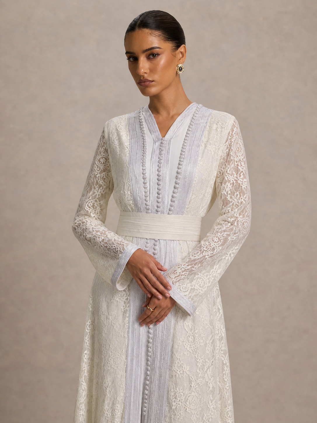 Kaftan Weiß Hlel