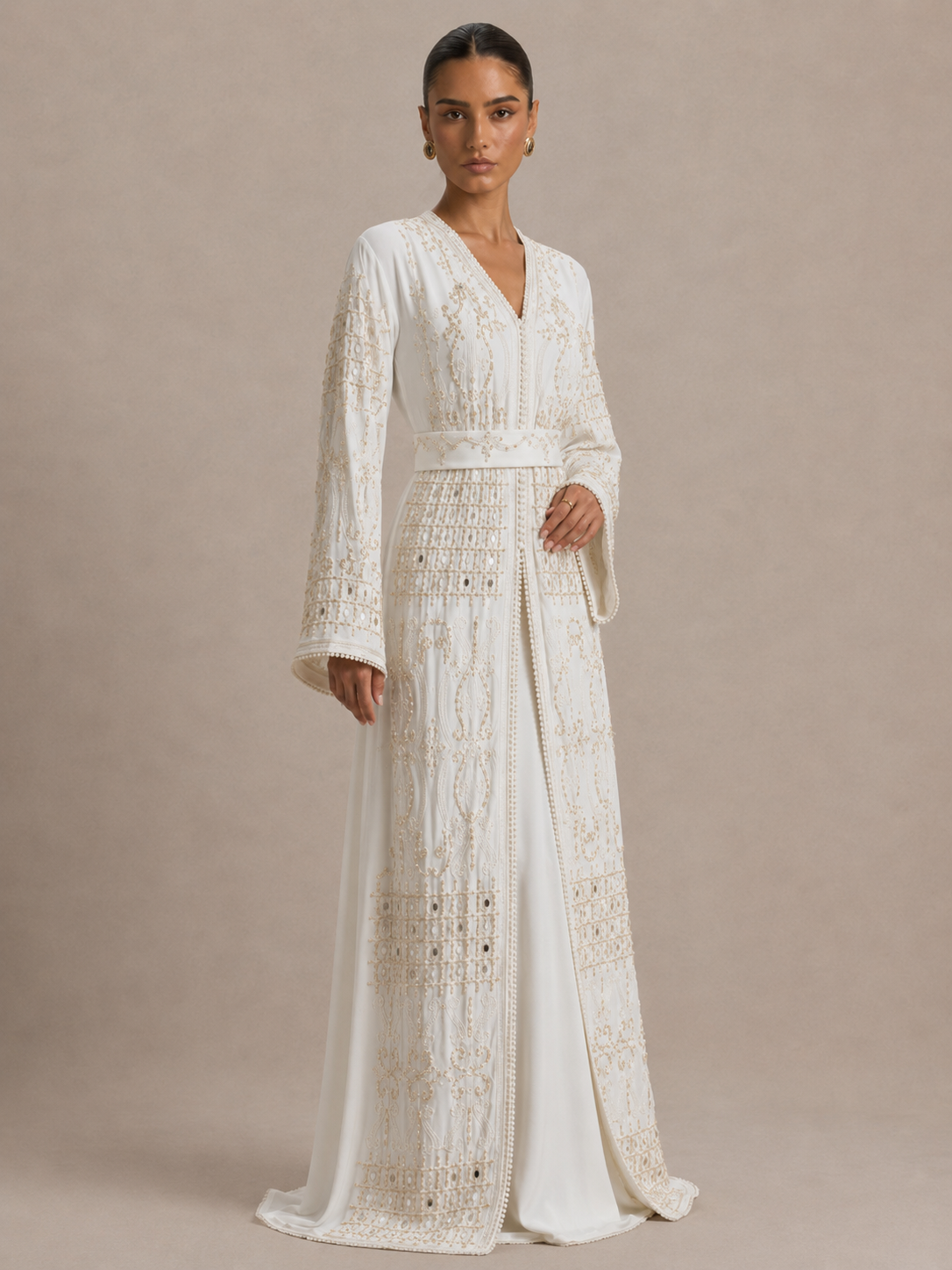 Kaftano bianco da sposa