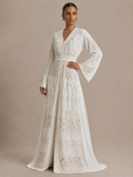 Kaftan Wit Bruiloft – afbeelding 1