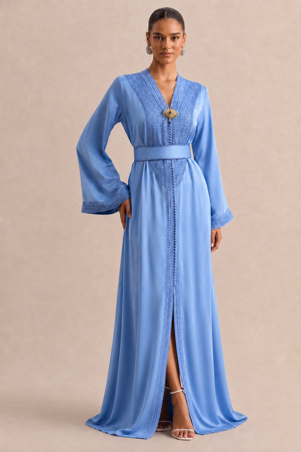 Caftano marocchino blu