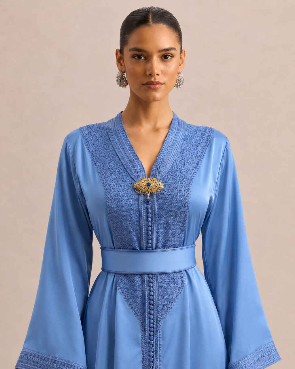 Caftano marocchino blu