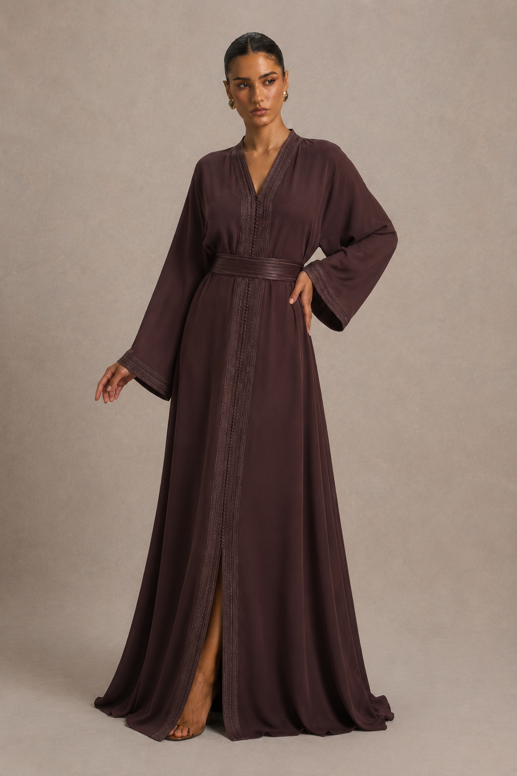 Kaftan Marokkanisch Schwarz