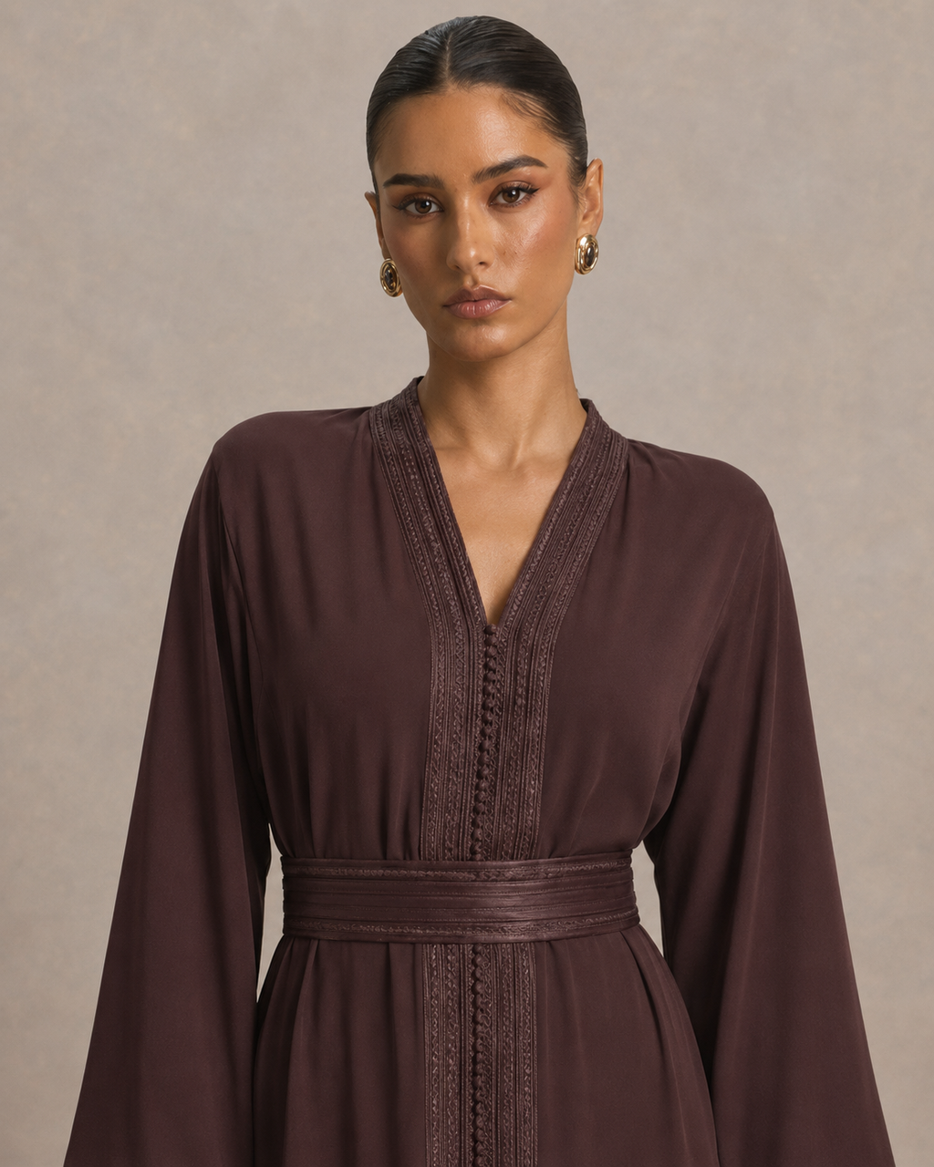 Kaftan Marokkanisch Schwarz