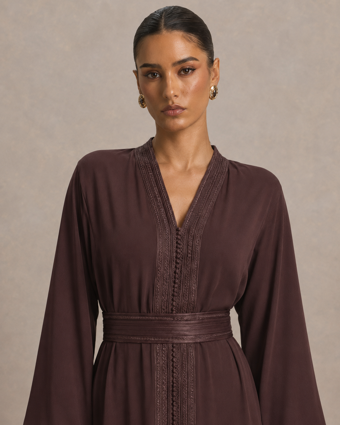 Kaftan Marokkanisch Schwarz