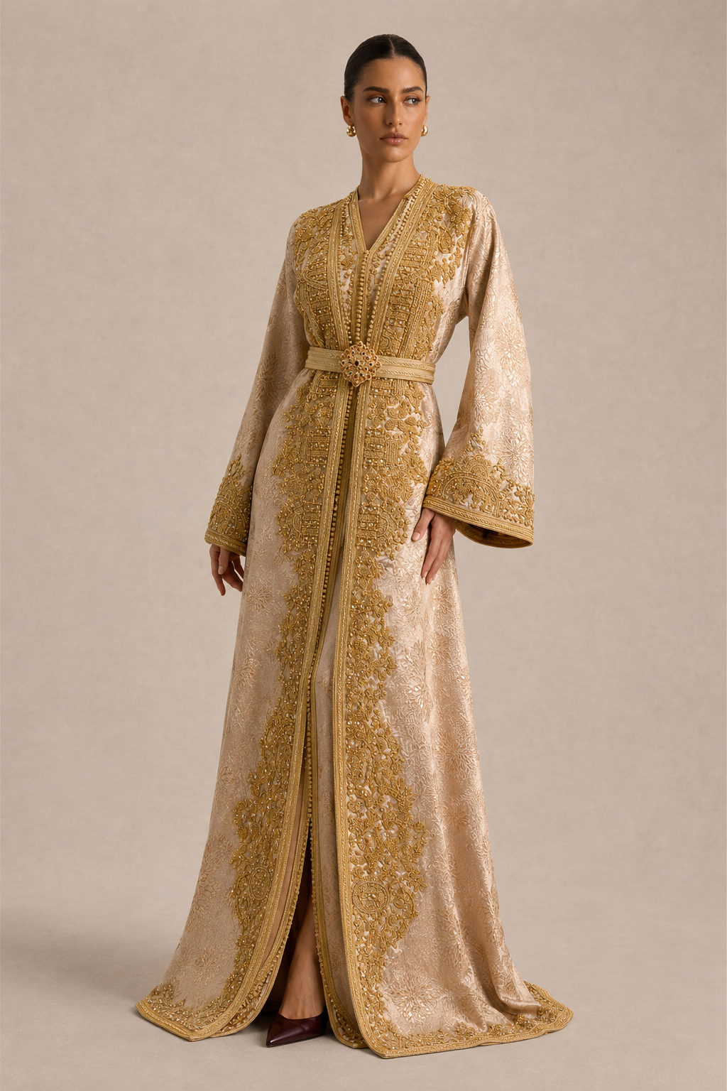 Kaftan White Simple