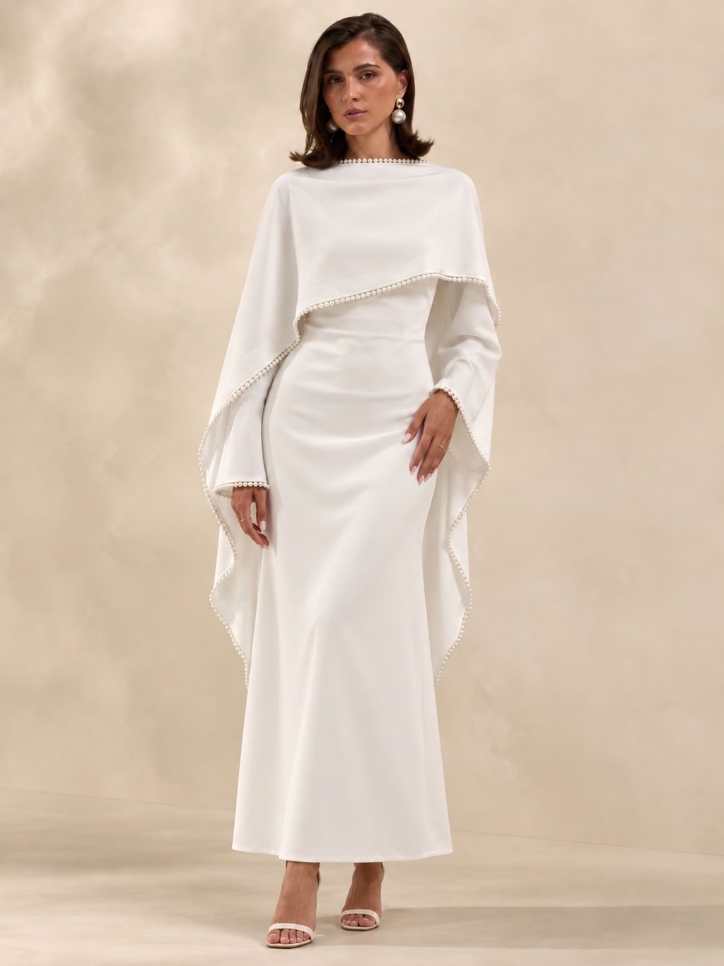 White Abaya Wedding