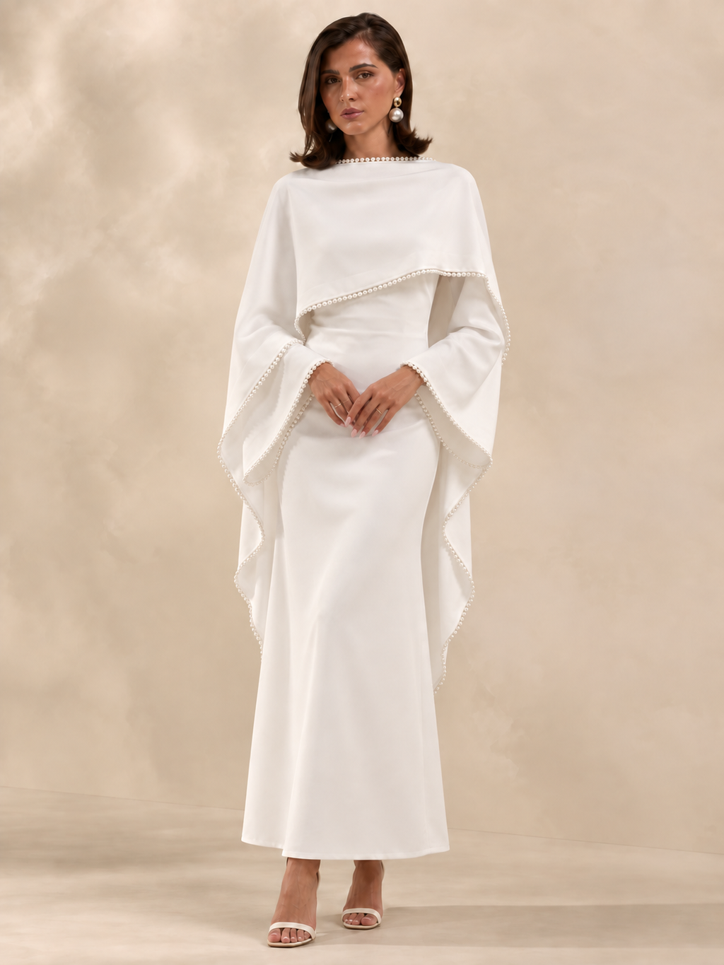 White Abaya Wedding