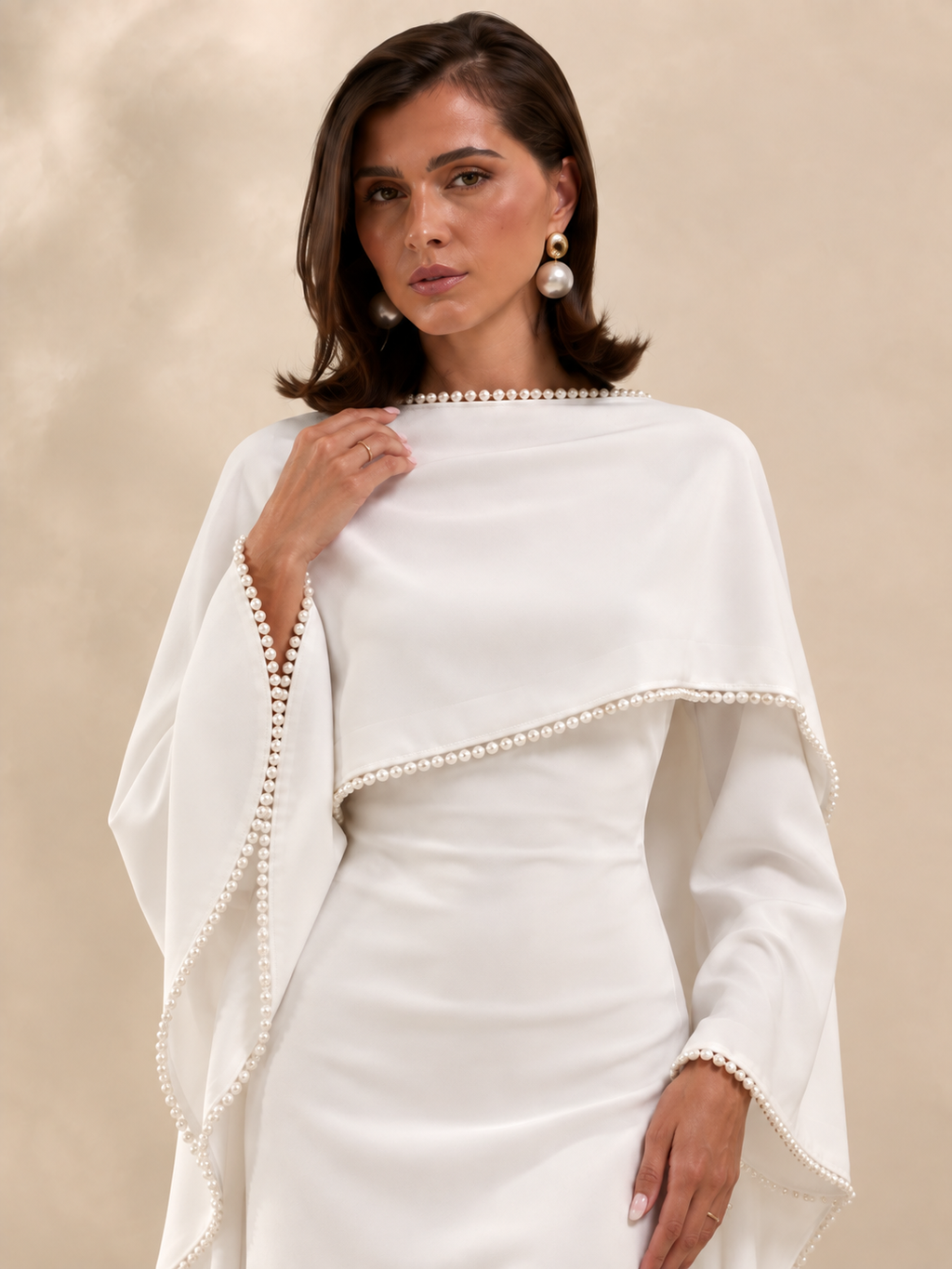 White Abaya Wedding
