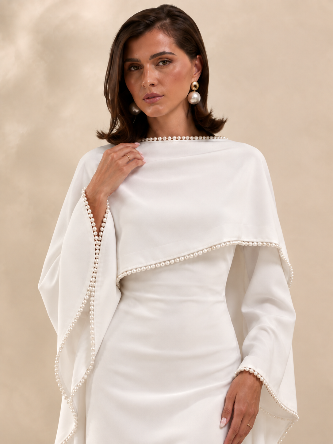 White Abaya Wedding