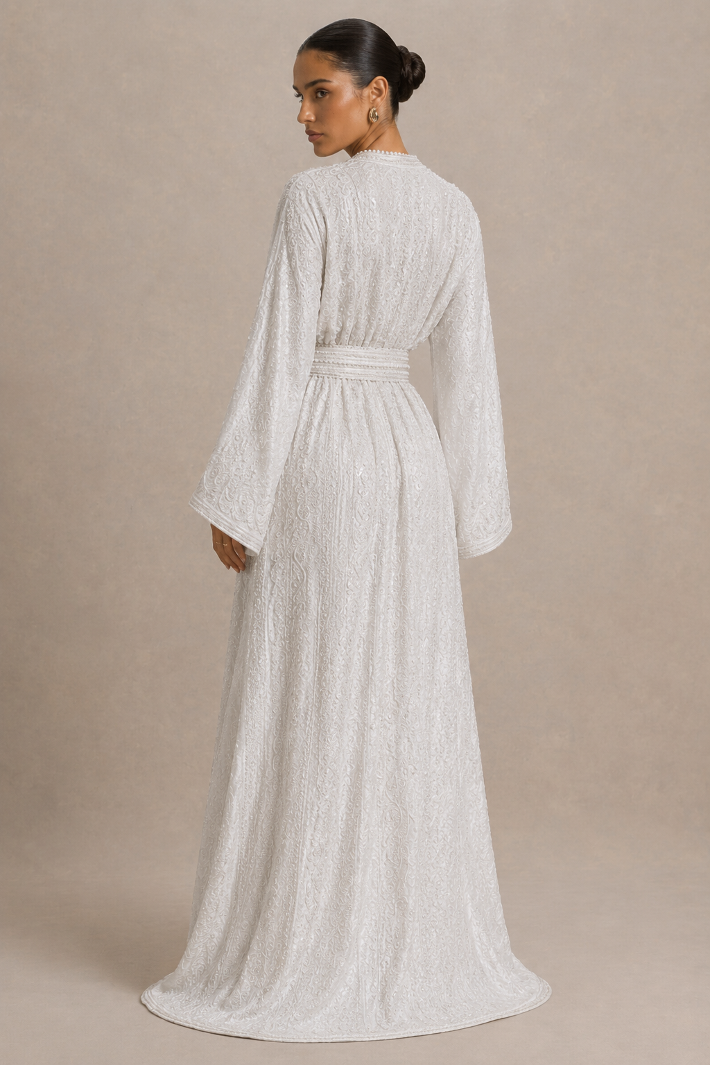Kaftan Grau Silber
