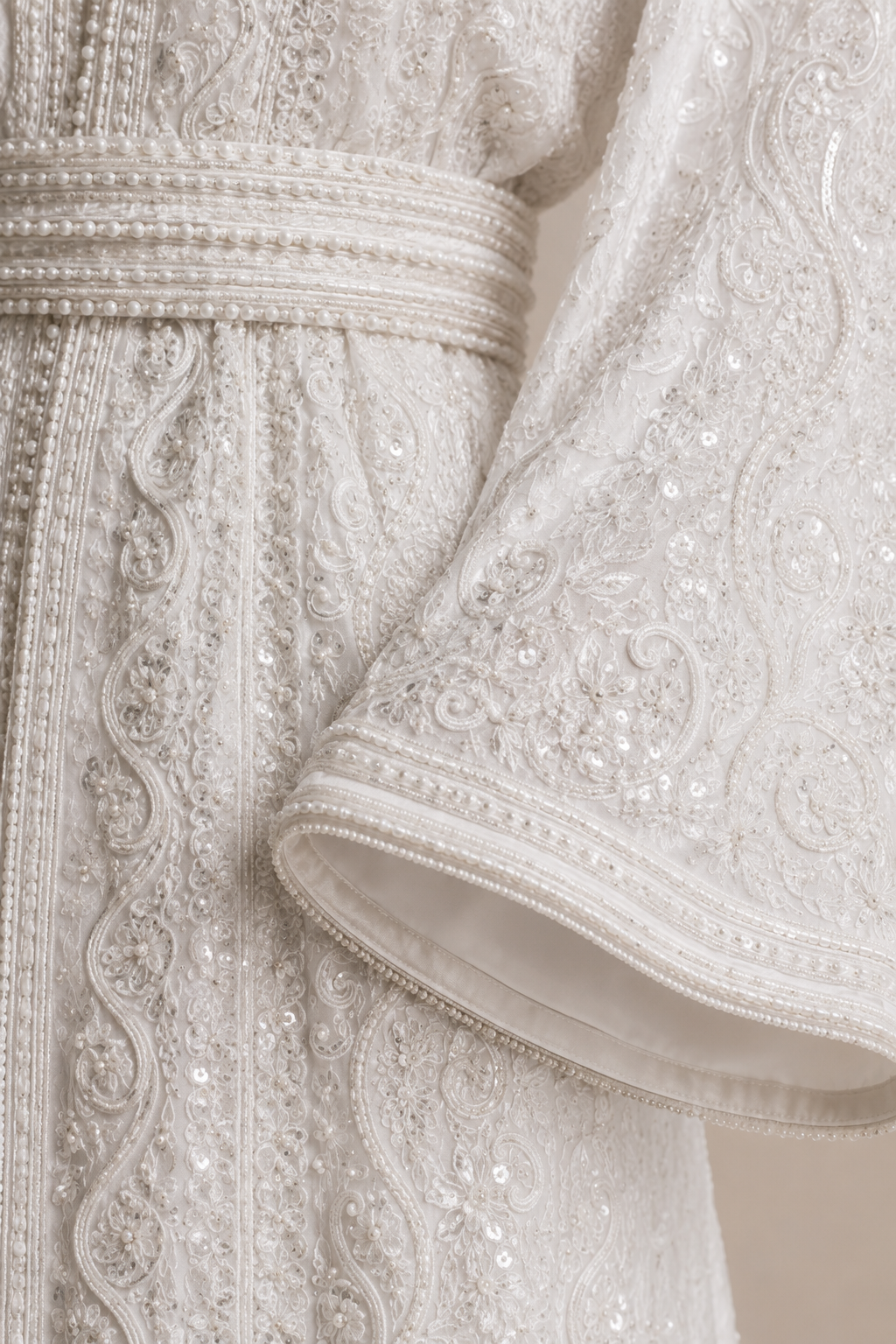 Kaftan Grau Silber