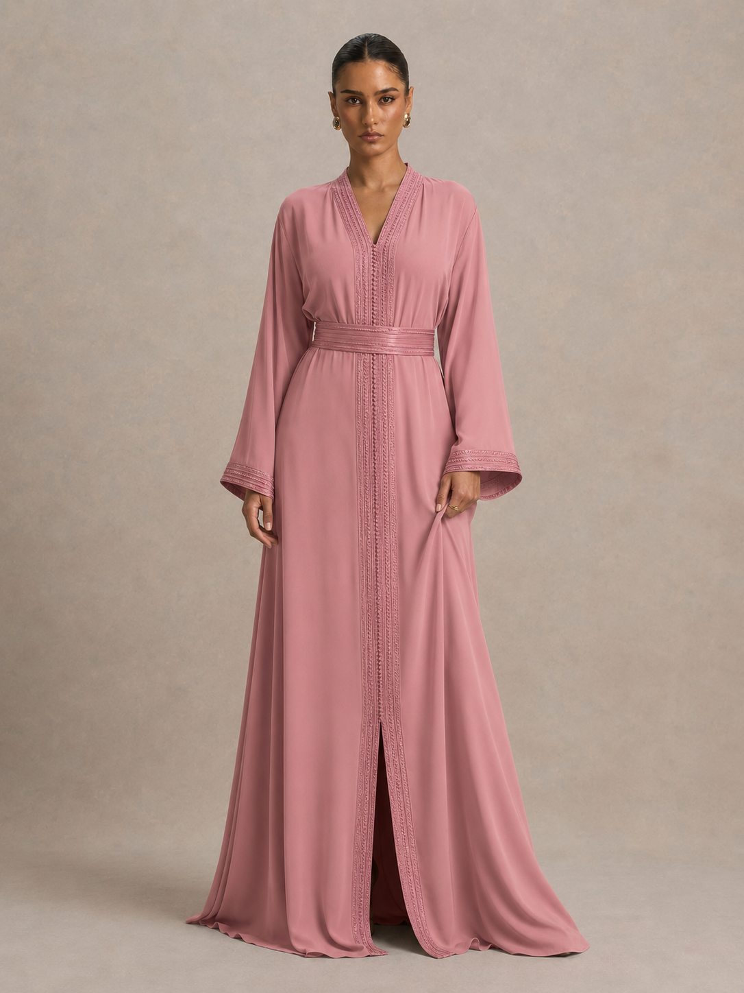 Kaftan Lichtroze