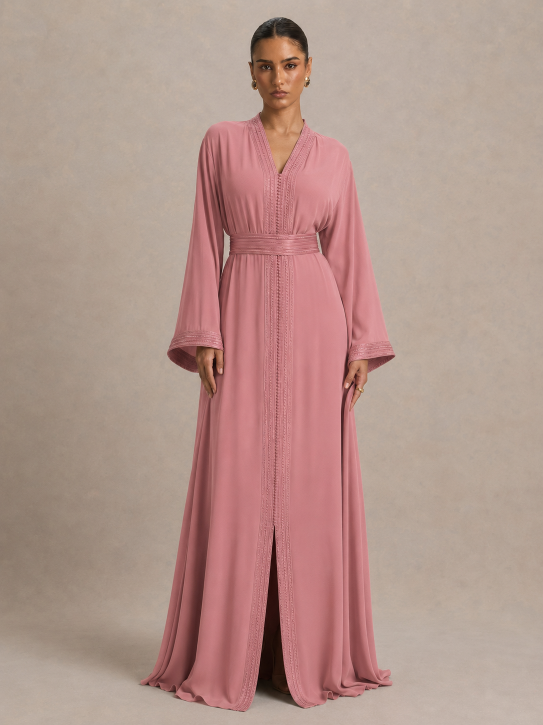 Kaftan Lichtroze