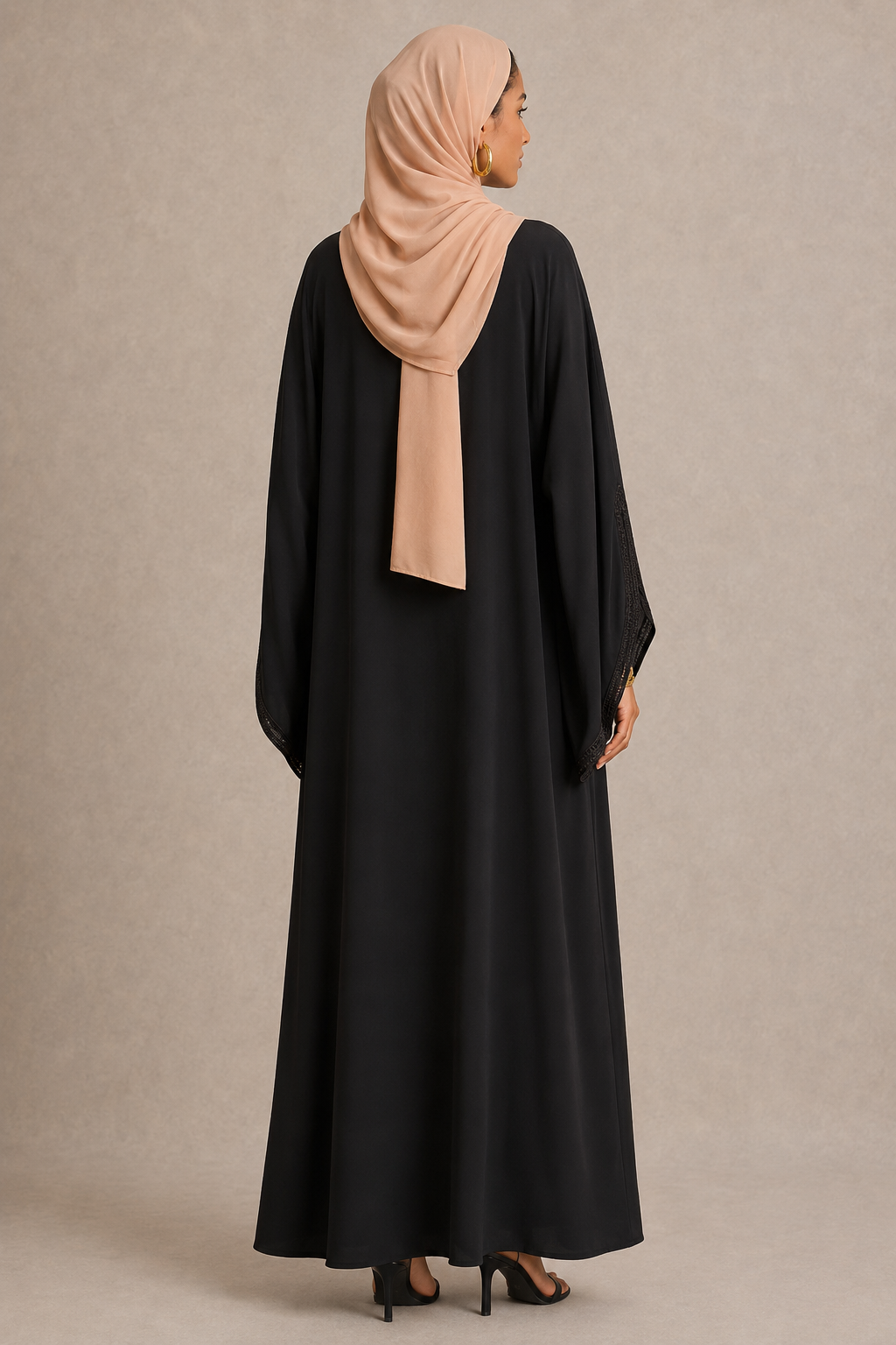 Gandoura Noor Schwarz