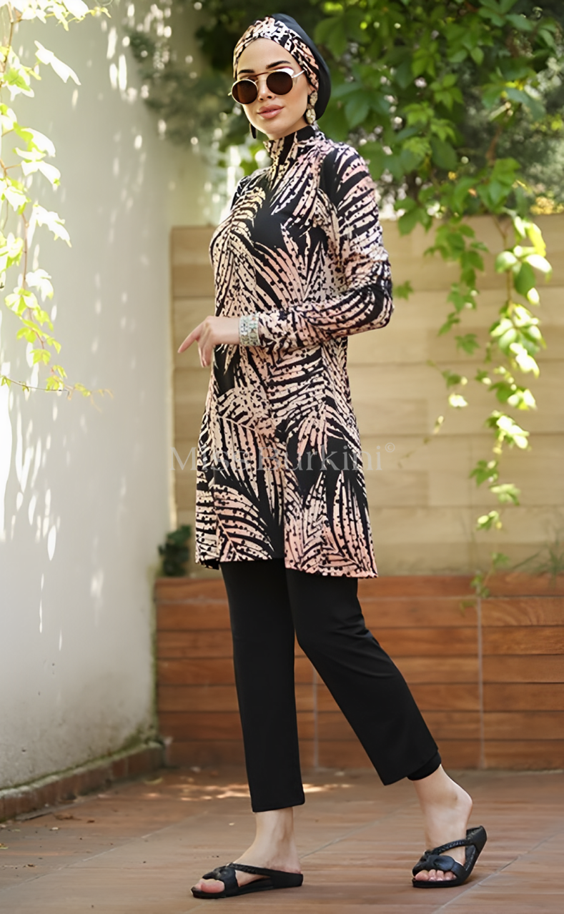 Burkini dames met Palma pareo – The Kaftan