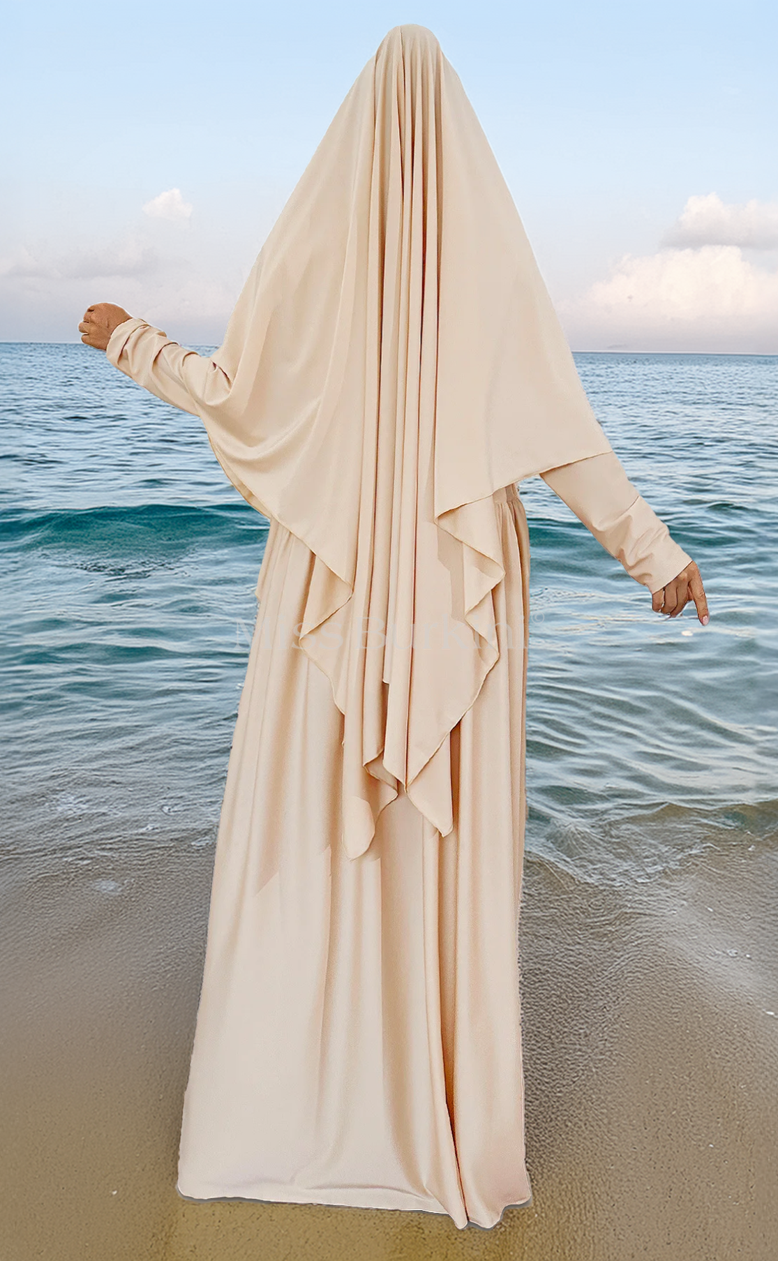 Rosaliya gesluierde vrouw burkini – The Kaftan