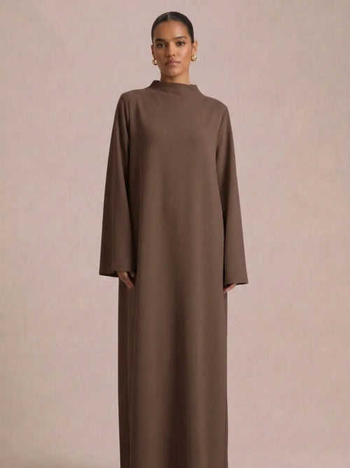 Abaya Schokoladenbraun