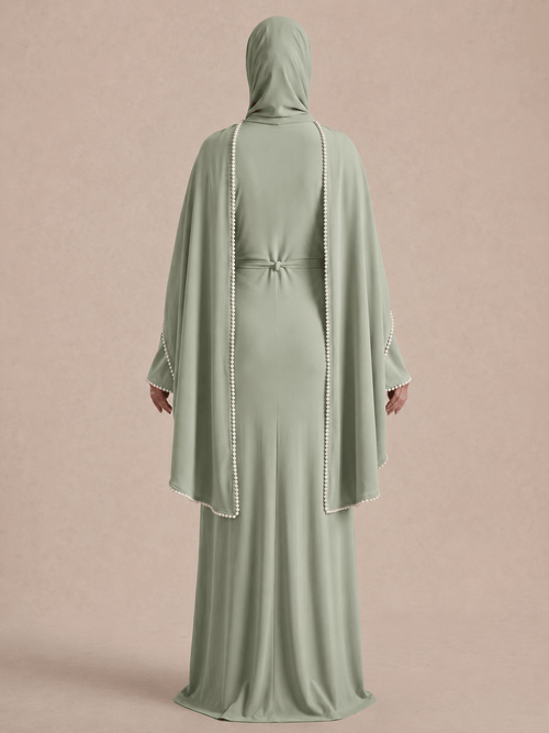 Abaya Light Green