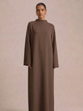 Abaya Chocoladebruin – afbeelding 1
