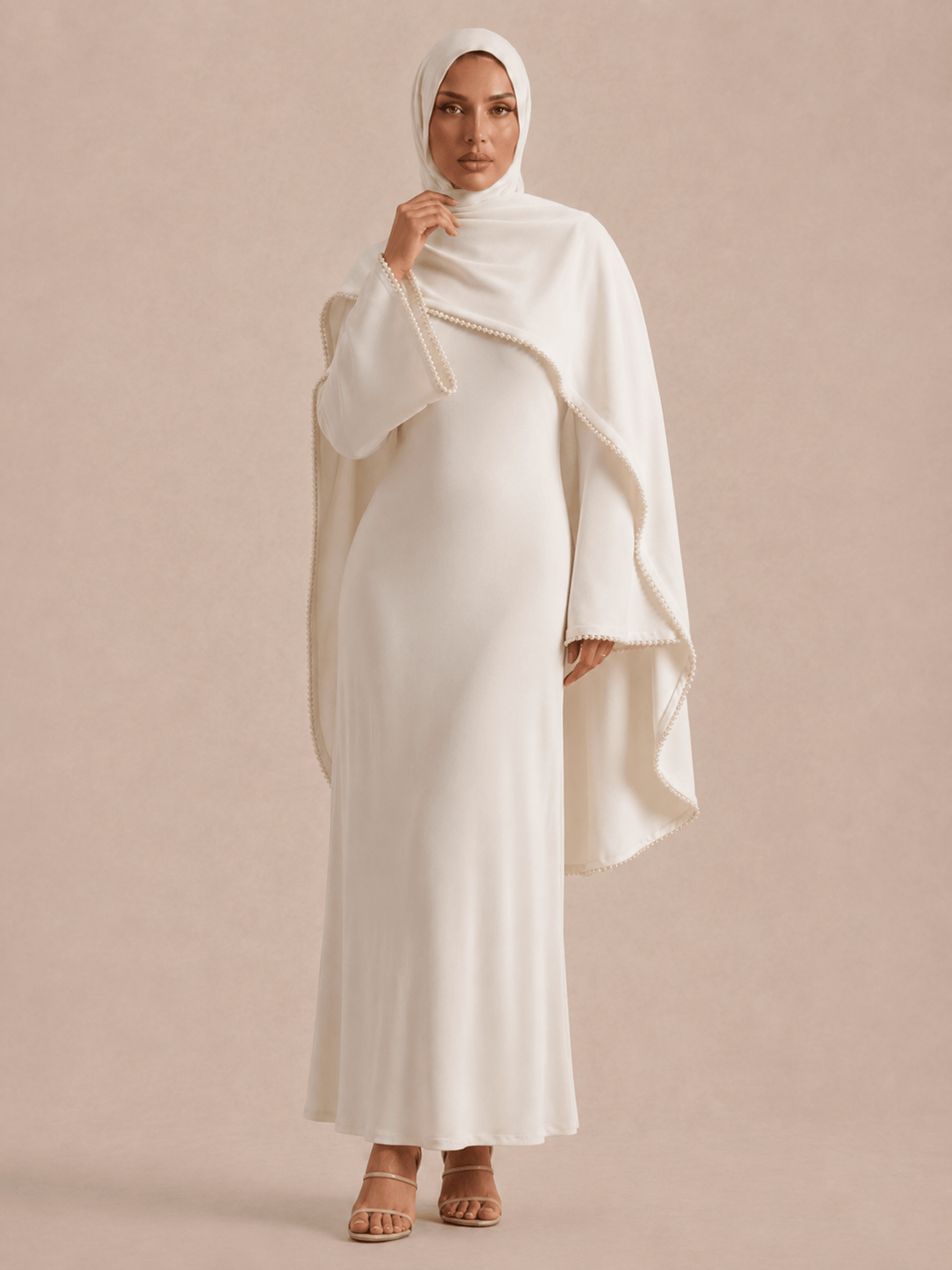 Abaya Weiß Hochzeit