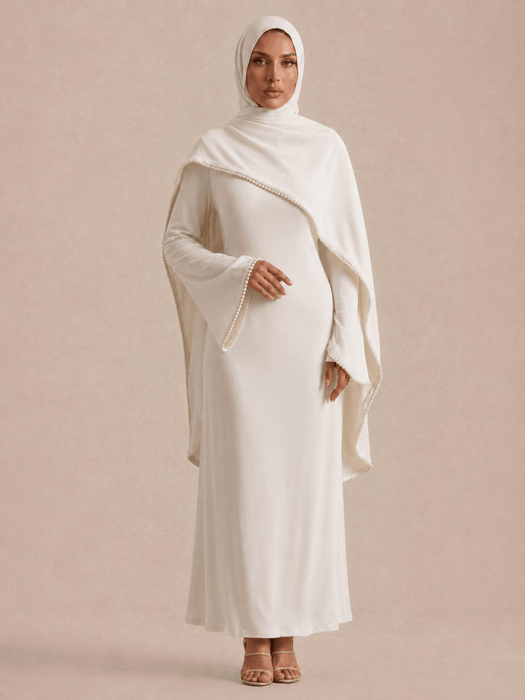 Abaya Weiß Hochzeit