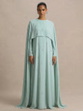 Abaya Zeegroen