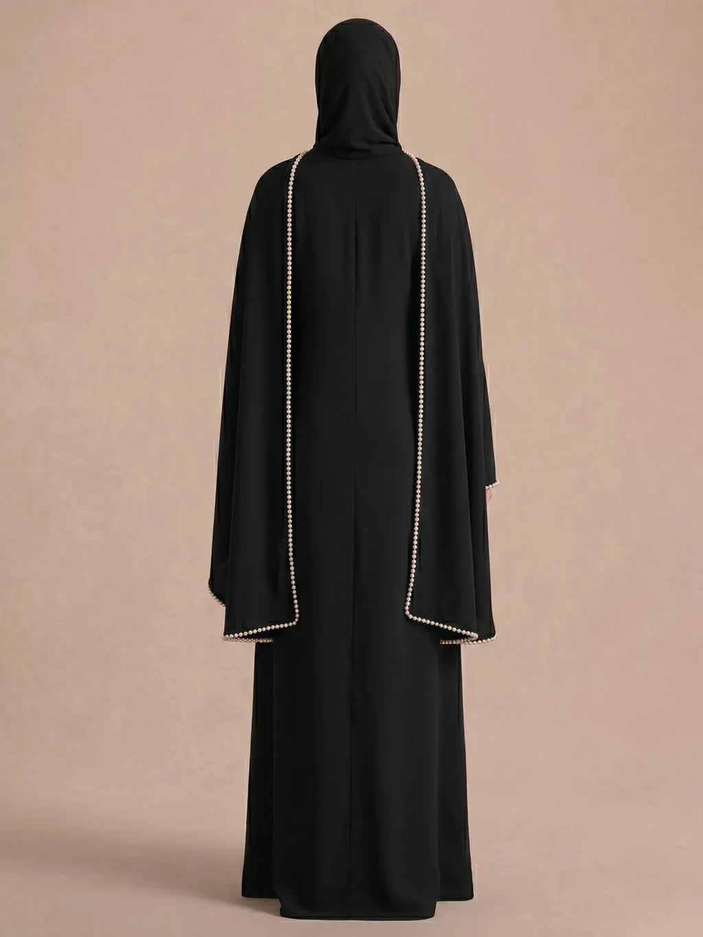 Abaya Schwarz Einfach