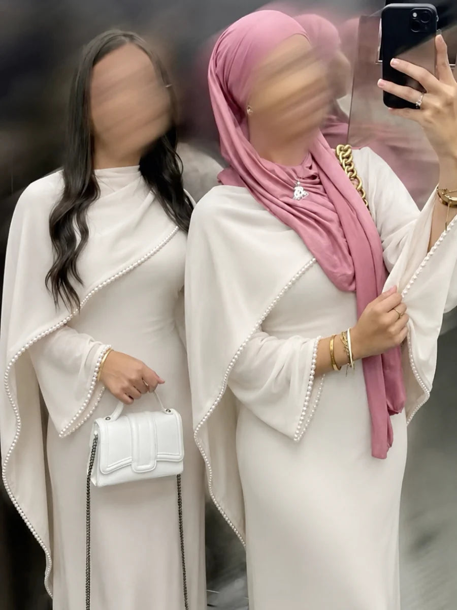 Abaya bianca da sposa