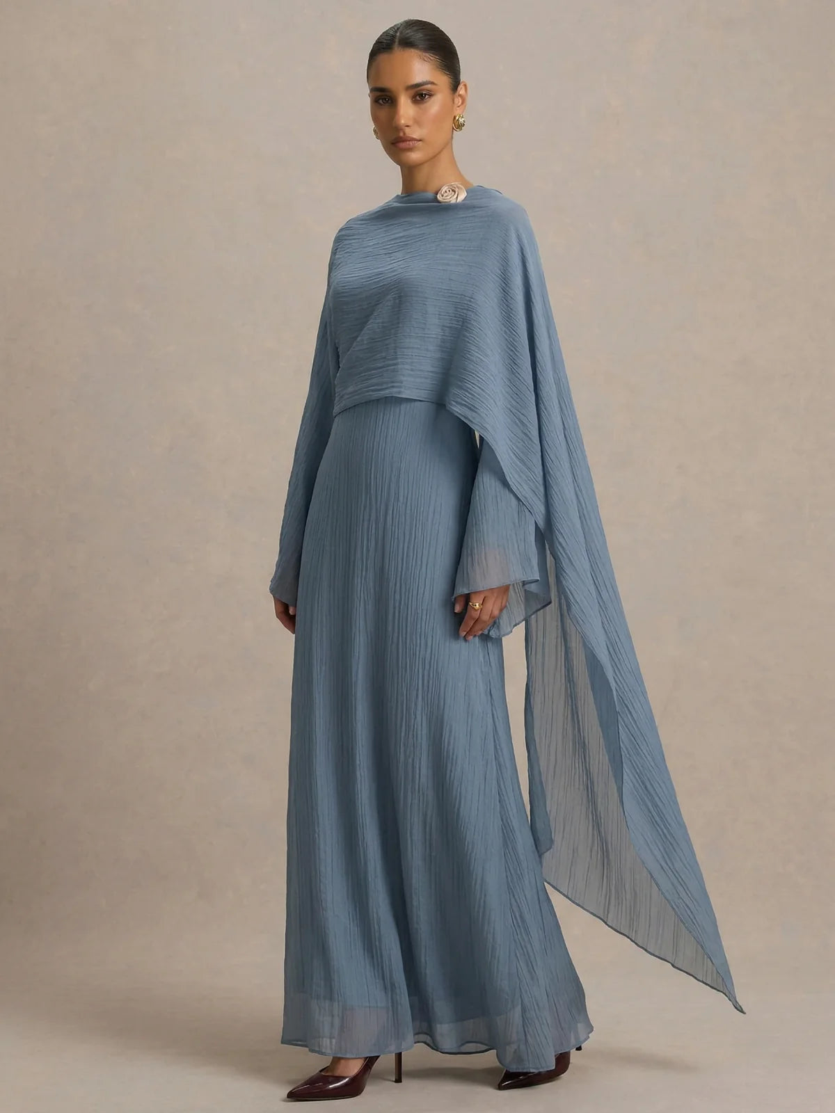 Abaya Light Blue