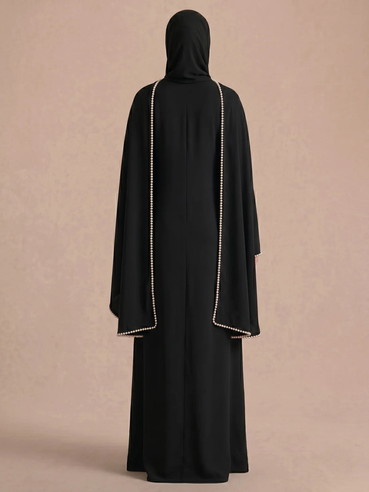 Abaya Schwarz Einfach