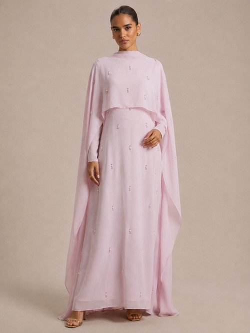 Abaya Lichtroze - afbeelding 2