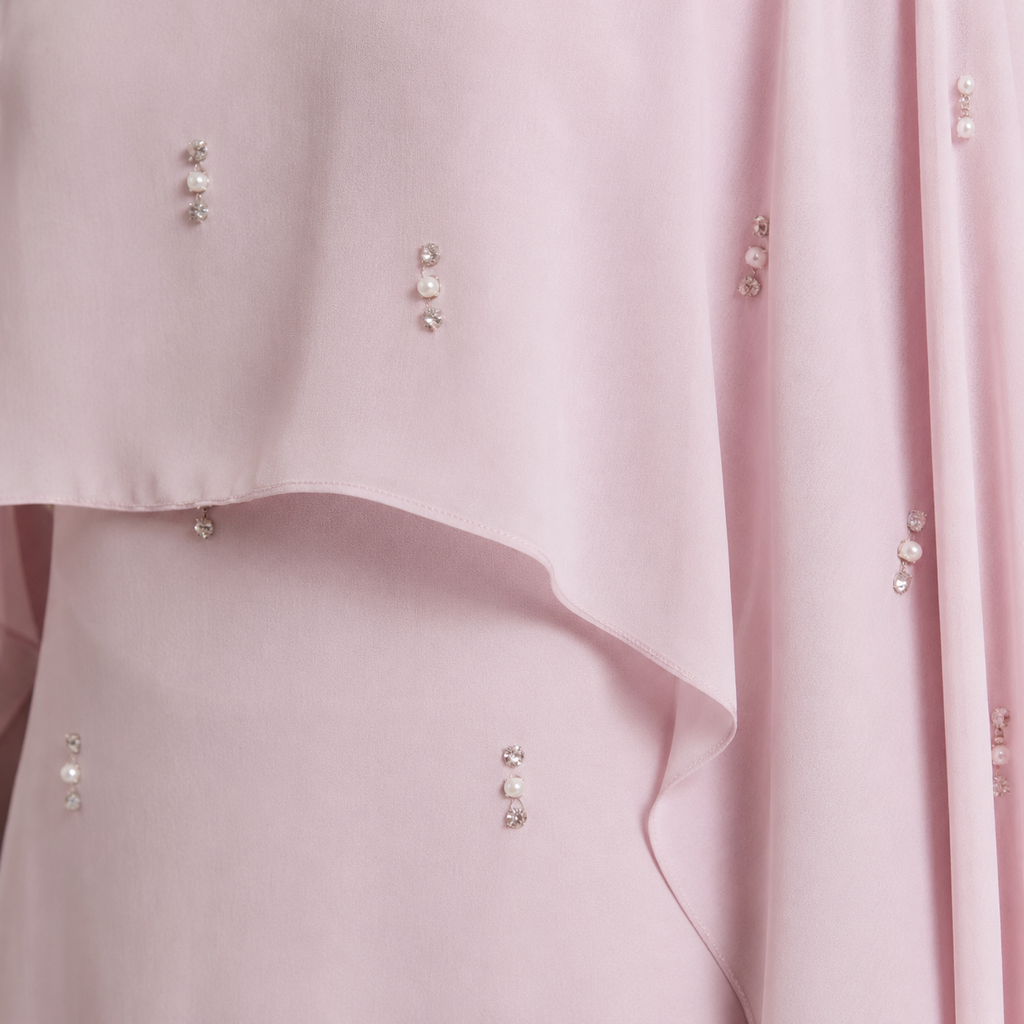 Abaya rosa chiaro