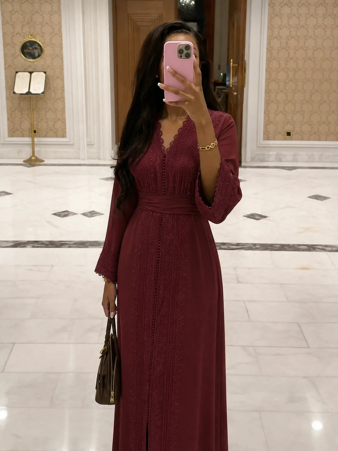 Kaftan Bordeaux