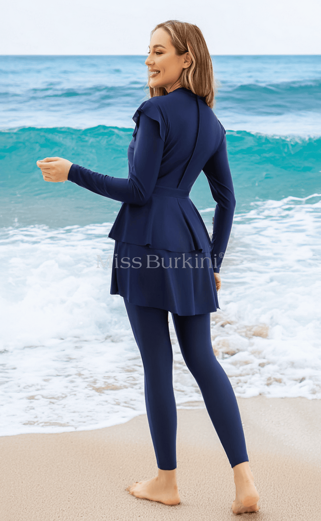 Burkini costume Antalya blu